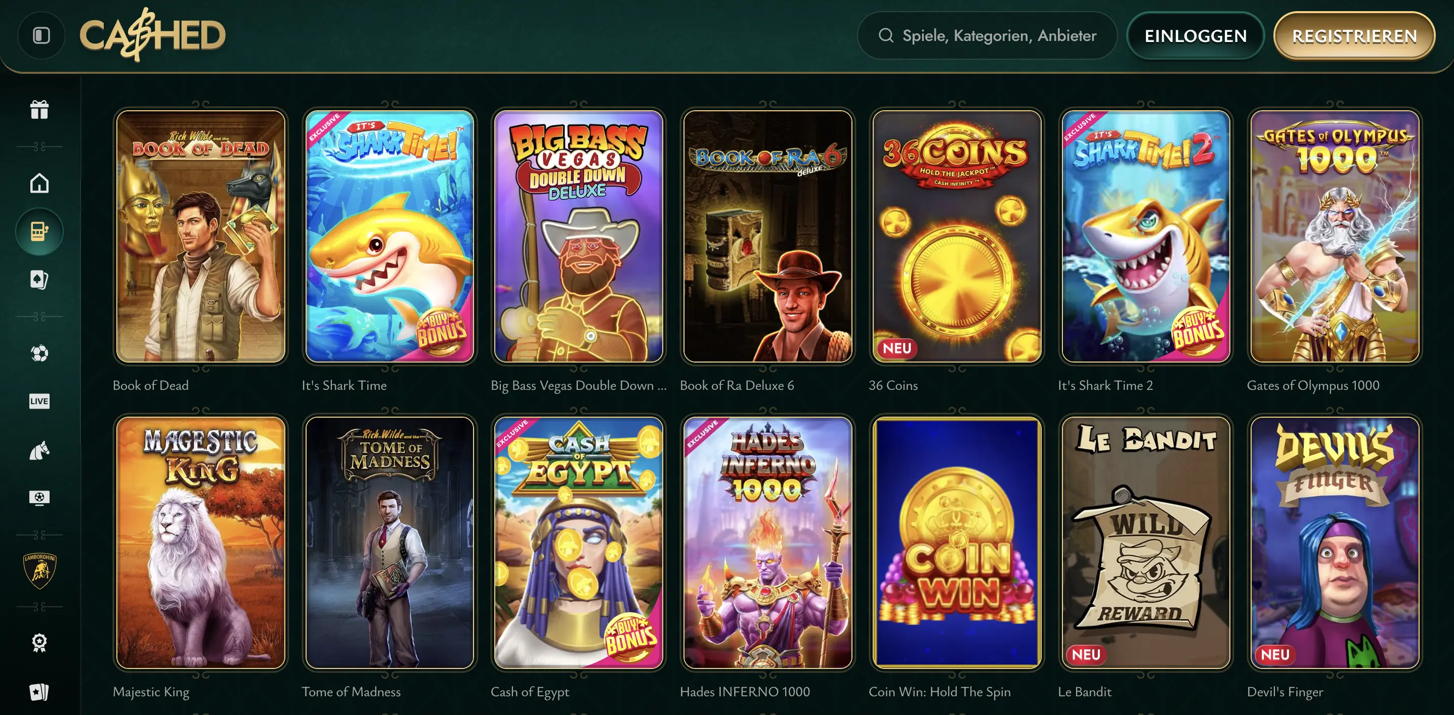 Cashed als casino ohne deutsche lizenz